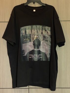 Travis Scott T-shirt Large Free Your Mind & Soul A$$ Will Follow Utopia Album